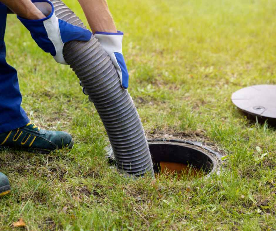 Septic tank pumping