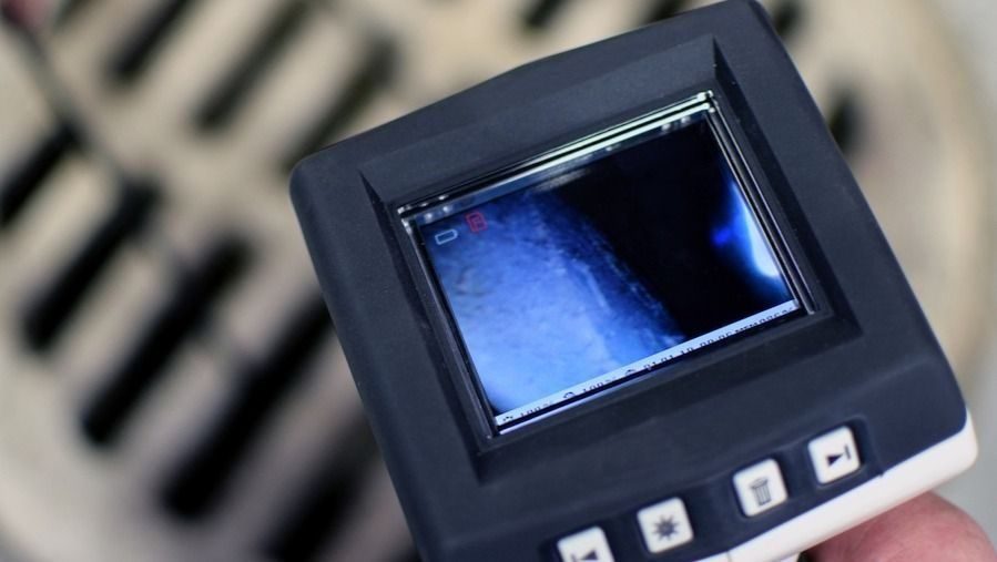 Sewer camera inspection